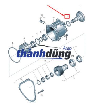 PHỚT QUẢ BÍ HYUNDAI TUCSON 2013-2016 | 461313B000 - Ảnh 4