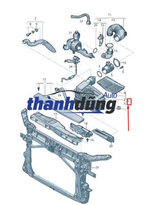 NẮP HỘP LỌC GIÓ DƯỚI CHEVROLET CAPTIVA 2011 | 96628886 - Ảnh 4