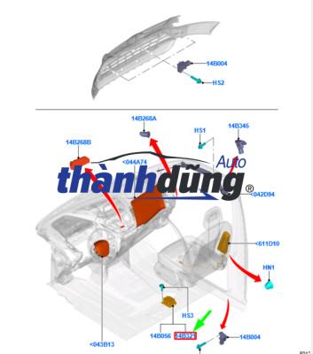 CẢM BIẾN KÍCH NỔ TÚI KHÍ XE TOYOTA HILUX 2011 | 891730K020 - Ảnh 3