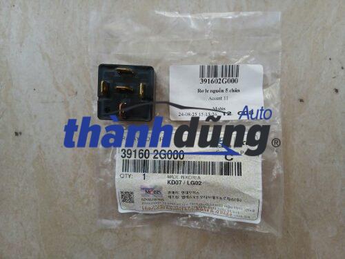 RƠ LE NGUỒN 5 CHÂN 12V 30A KIA CERATO 2009-2015 | 391602G000 CHÍNH HÃNG