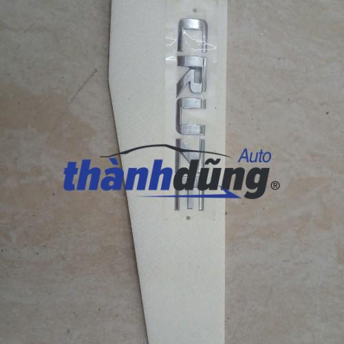CHỮ CRUZE DÁN CỐP SAU CHEVROLET CRUZE 2011 | 96880034 CHÍNH HÃNG
