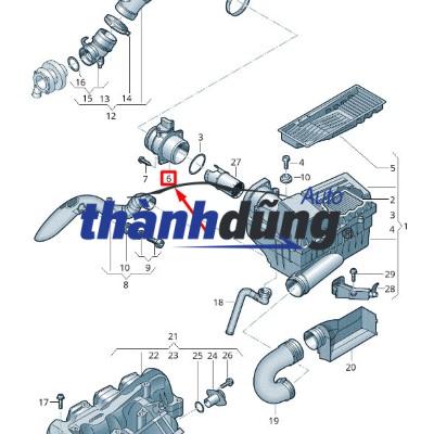 CẢM BIẾN ĐO GIÓ MERCEDES C230 2003 | 8ET009142351 - Ảnh 5