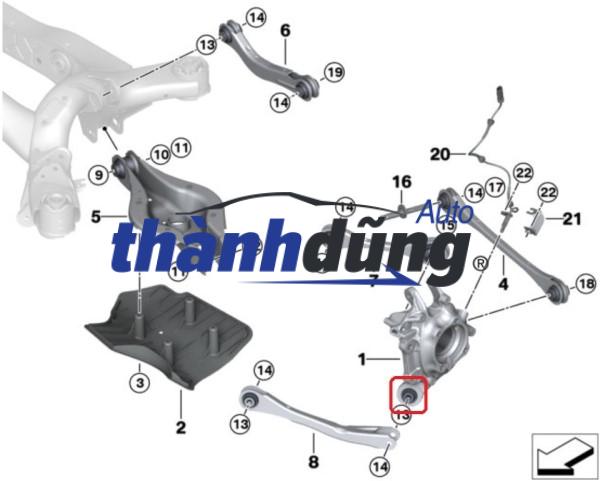 CAO SU TRỤ LÁI SAU CHEVROLET CAPTIVA C100 | 96626437 - Ảnh 4
