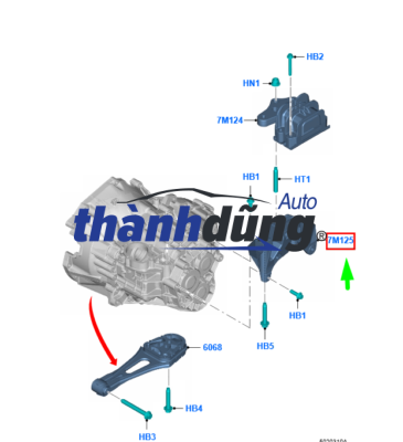 CAO SU CHÂN MÁY CHEVROLET COLORADO 2013-2021 | 52029845 - Ảnh 7