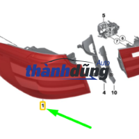 ĐÈN HẬU TRÁI TOYOTA COROLLA CROSS 2023 | 815910A010 - Ảnh 5