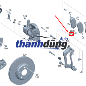 BỐ THẮNG SAU HYUNDAI GENESIS 2010-2016 | 583022MA00 - Ảnh 5