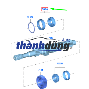TRỤC A CƠ HỘP SỐ HYUNDAI STAREX 2011 | 432104D041 - Ảnh 5