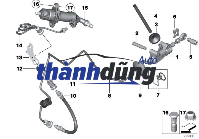 XY LANH CÔN DƯỚI ISUZU MUX 2019 | 8979451770 - Ảnh 3