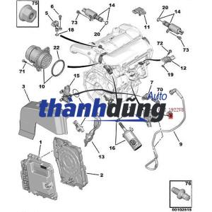 VAN ĐIỀU ÁP TURBO PEUGEOT 308 2014 | 59001107780 - Ảnh 5