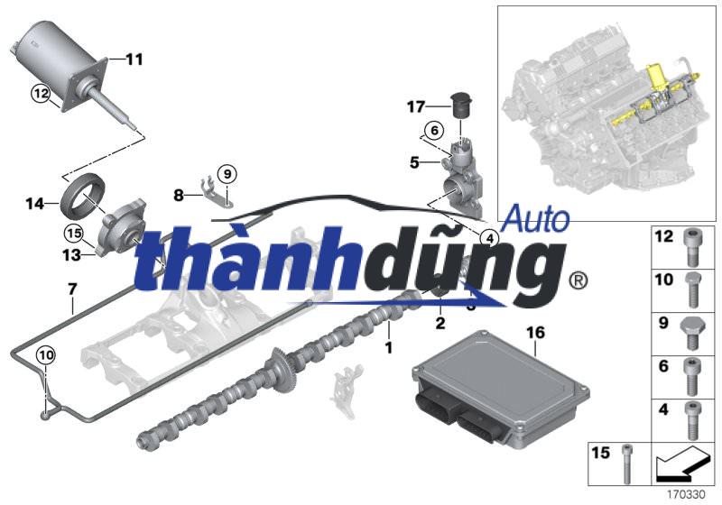 VAN SOLENOID TRỤC CAM VINFAST FADIL 2019 | 12707622 - Ảnh 4