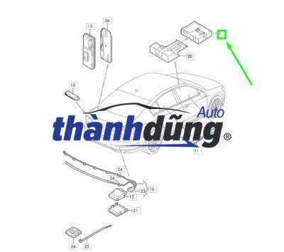 HỘP ĐIỀU KHIỂN CHÌA KHÓA MAZDA 3 2019 | DFR5675U0 - Ảnh 4