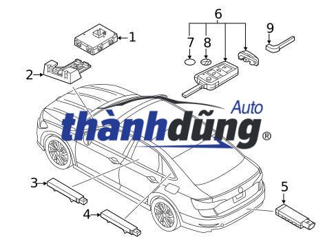 HỘP ĐIỀU KHIỂN CHÌA KHÓA MAZDA 3 2019 | DFR5675U0 - Ảnh 3