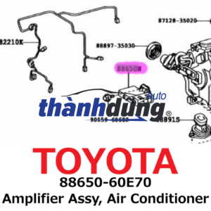 HỘP ĐIỀU KHIỂN ĐIỀU HÒA TOYOTA VIOS 2016 | 886500D780 - Ảnh 4