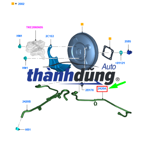 BẦU TRỢ CÔN HYUNDAI COUNTY 2000-2010 | 416105H000 - Ảnh 3