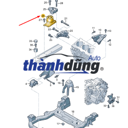CAO SU CHÂN MÁY MITSUBISHI LANCER 2005-2010 | MN101572 - Ảnh 5