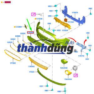 CHE KHÓA CAPO SSANGYONG TIVOLI 2015 | 7946135000 - Ảnh 3