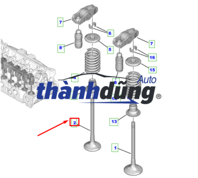 XUPAP XẢ FORD RANGER 2.5 2007 | WL5112121 - Ảnh 6