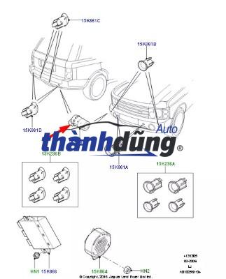 ỐP NẮP CẢM BIẾN LÙI NISSAN XTRAIL 2008-2013 | 285333RA0A - Ảnh 5