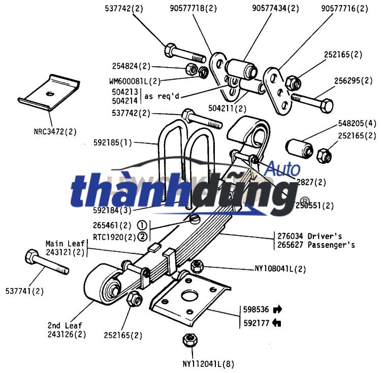 CAO SU ẮC NHÍP NISSAN NAVARA D40 2006 | 55046EB70C - Ảnh 2