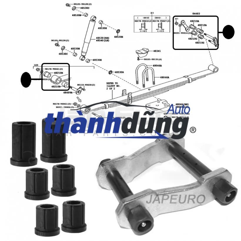 CAO SU ẮC NHÍP NISSAN NAVARA D40 2006 | 55046EB70C - Ảnh 5