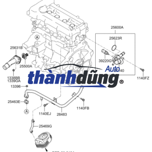 ỐNG NƯỚC VÀO THÂN BƯỚM GA KIA MORNING 1.2 2016 | 2546903020 - Ảnh 5