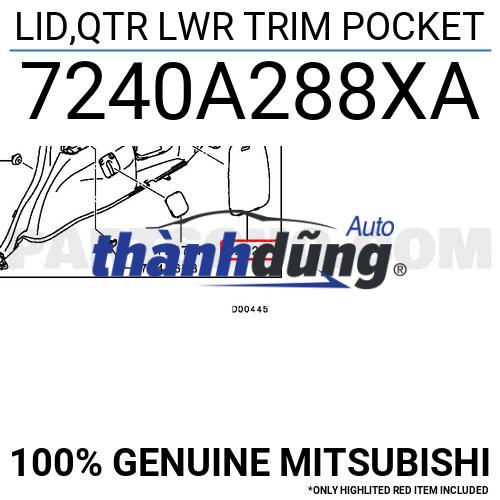 NẮP ĐẬY CỐP PHỤ TOYOTA VIOS 2011 | 555500D230 - Ảnh 6