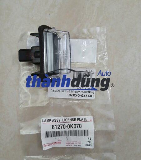 ĐÈN SOI BIỂN SỐ TOYOTA FORTUNER TGN156 | 812700K070