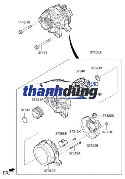 PULY MÁT PHÁT XE SSANGYONG REXTON 2009 | 535024910 - Ảnh 4