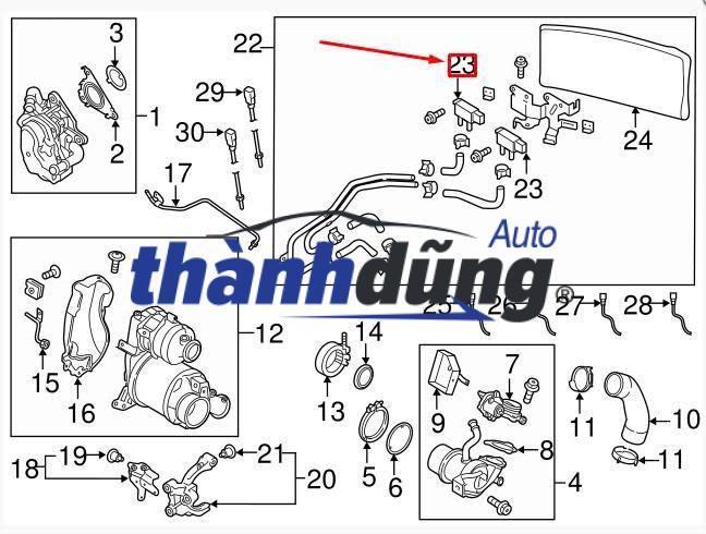 CẢM BIẾN ÁP SUẤT KHÍ XẢ SUZUKI VITARA | 0281006207 - Ảnh 7