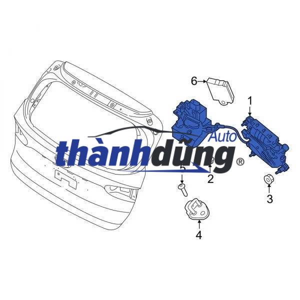 KHÓA NGẬM CỐP HẬU TOYOTA INNOVA 2022 | 693500K340 - Ảnh 5