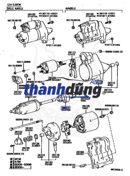 NHÔNG ĐỀ TOYOTA HILUX 2009 | 28011-54380 - Ảnh 5