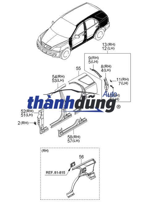 HÔNG SAU TRÁI MITSUBISHI XPANDER 2021 | 78113W010P - Ảnh 5