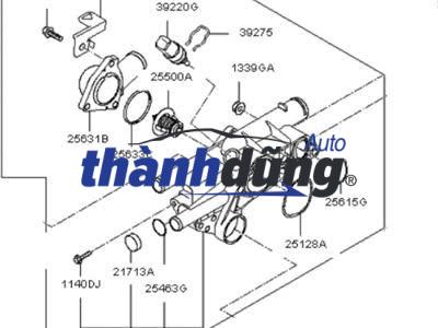 CỤM VAN HẰNG NHIỆT HYUNDAI TUCSON 2009-2015 | 256002G400 - Ảnh 5