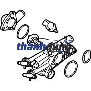 CỤM VAN HẰNG NHIỆT HYUNDAI TUCSON 2009-2015 | 256002G400 - Ảnh 4