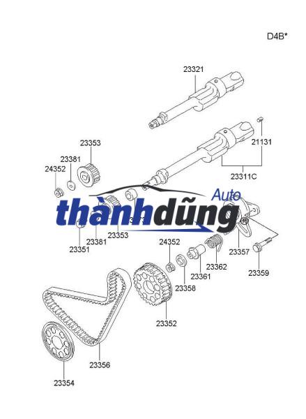 CĂN TỔ ONG HYUNDAI PORTER 2 1997-2007 | 2335442000 - Ảnh 5