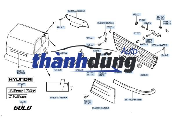 ỐP BẬC LÊN XUỐNG PHẢI HINO 300 2010 | 5108337052 - Ảnh 5