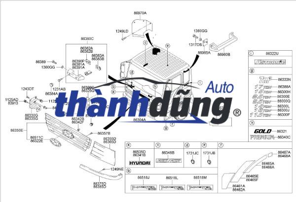 ỐP BẬC LÊN XUỐNG PHẢI HINO 300 2010 | 5108337052 - Ảnh 7
