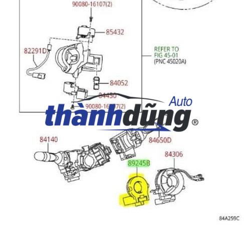 CẢM BIẾN GÓC LÁI XE MITSUBISHI ATTRAGE 2016 | 8651A187T - Ảnh 4