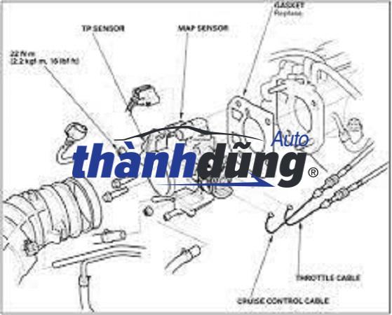 CỤM BƯỚM GA RENAULT LAGUNA 2007-2011 | A6119EN20C - Ảnh 4