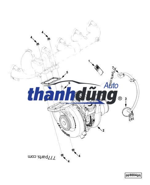 RUỘT TURBO TĂNG ÁP KIA CARNIVAL 2022 | 282312R100R - Ảnh 5