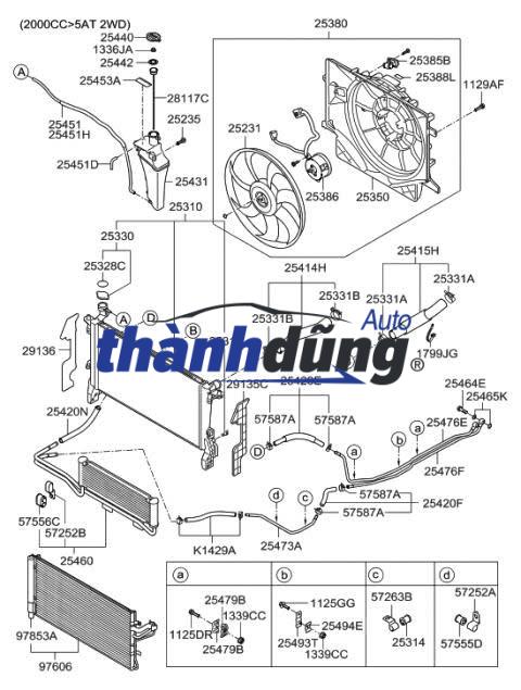 KÉT NƯỚC XE HYUNDAI STAREX GRAND | 253104H200 - Ảnh 4