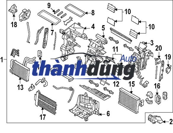 HỘP QUẠT DÀN LẠNH HYUNDAI HD65 2012 | 992105K000 - Ảnh 5