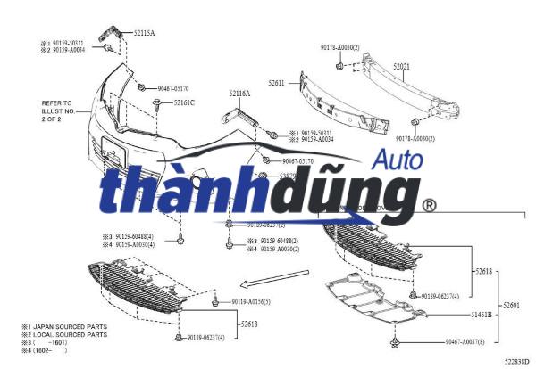 XỐP GIẢM CHẤN CẢN TRƯỚC KIA K3 2018 | 86520M6800 - Ảnh 4