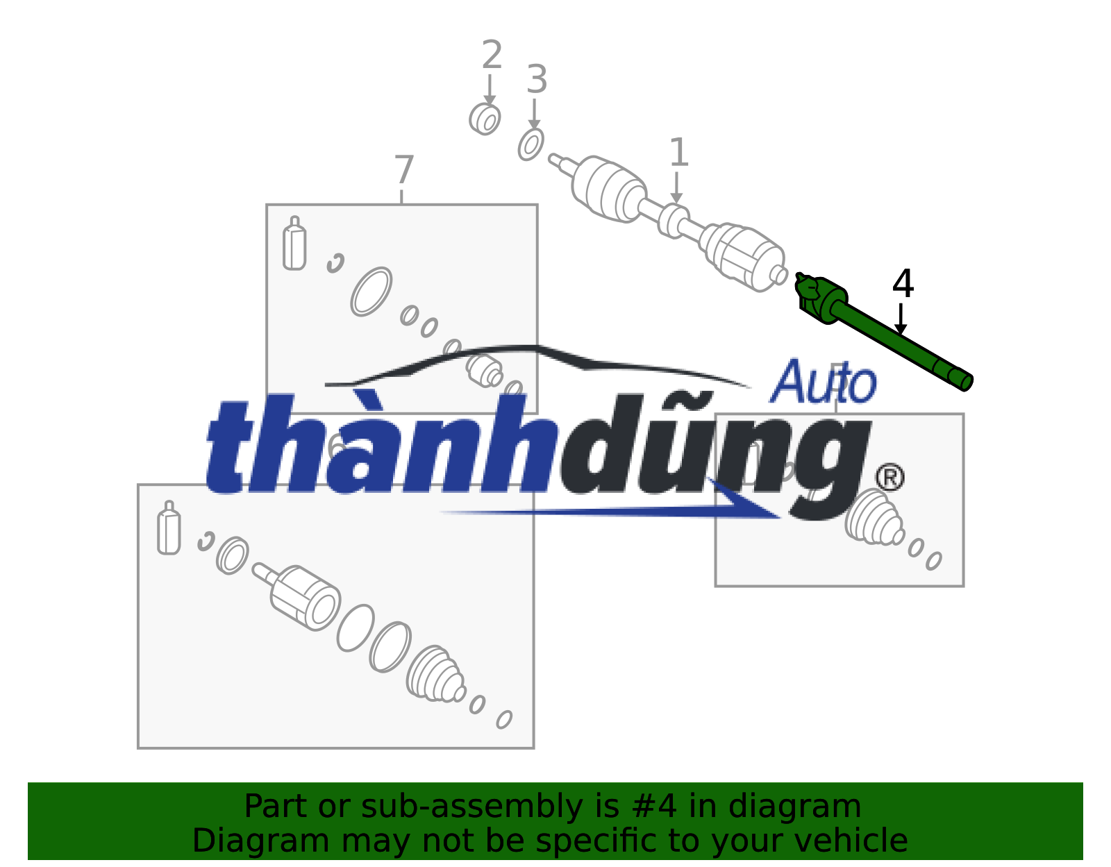 LÁP TRUNG GIAN HYUNDAI SANTAFE 2020 | 49560C5080SJ - Ảnh 5