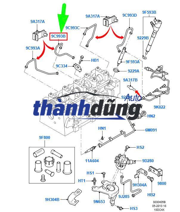 CẢM BIẾN THANH RAY NHIÊN LIỆU FORD TRANSIT 2010 | 45PP31 - Ảnh 7