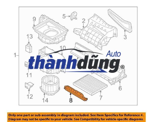 NẮP ĐẬY LỌC GIÓ MÁY LẠNH KIA CERATO 2011-2017 | 971293X000 - Ảnh 5