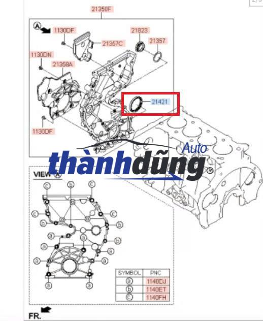 PHỚT ĐẦU TRỤC CƠ KIA SORENTO 2012-2021 - Ảnh 6