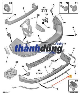 CẢN SAU PEUGEOT 5008 1.6 2020 - Ảnh 5