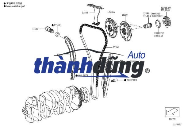 ỐC TRỤC CAM PEUGEOT 508 1.6 2016-2021 - Ảnh 5