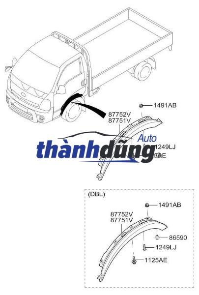 NẸP SÀN CÁNH CỬA TRÁI KIA K200 2019 - Ảnh 5